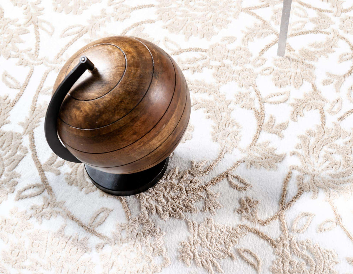 Rechteck Teppich Himalaya in Schneewittchen von Hadorn™ - Lifestyle Image