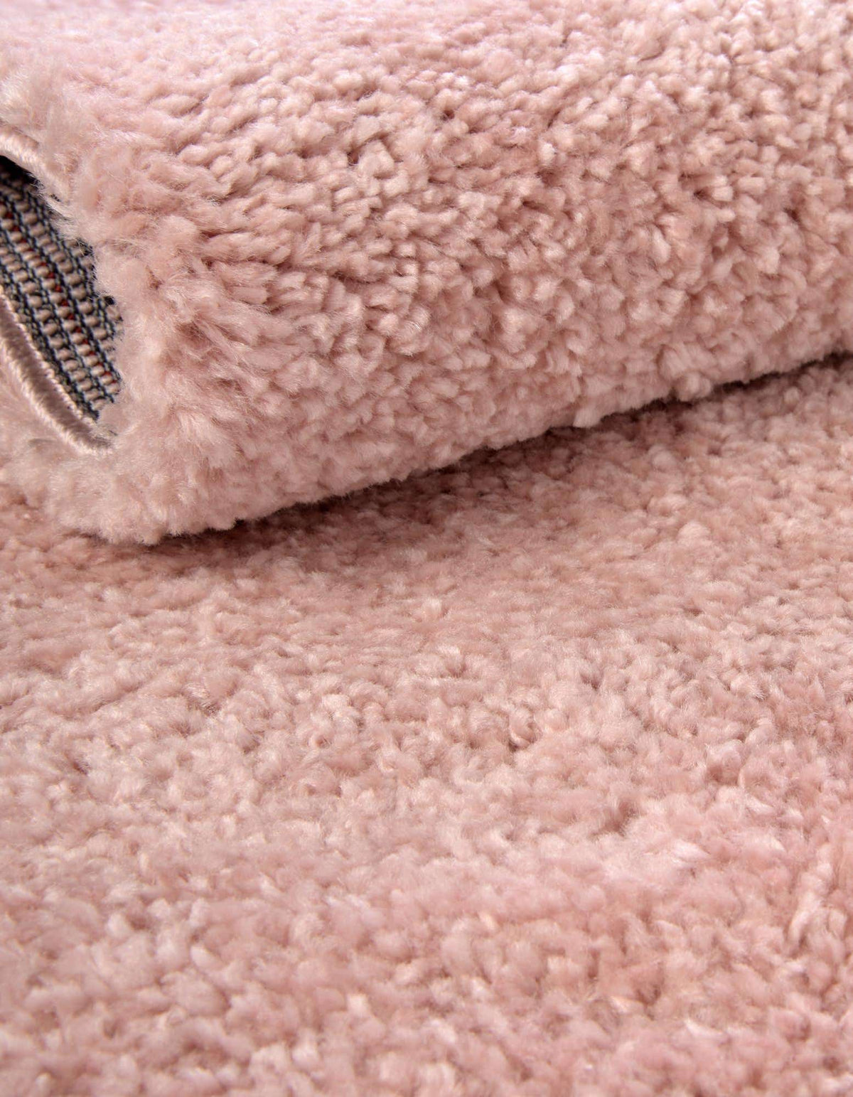 Rechteck Teppich Solid Frieze in Rosa von Hadorn™ - Lifestyle Image