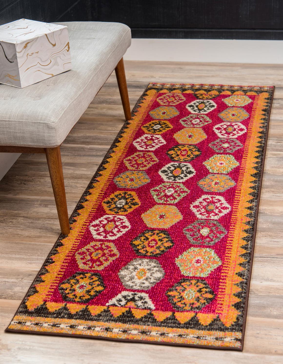 Läufer Teppich Santa Fe in Rot von Hadorn™ - Lifestyle Image