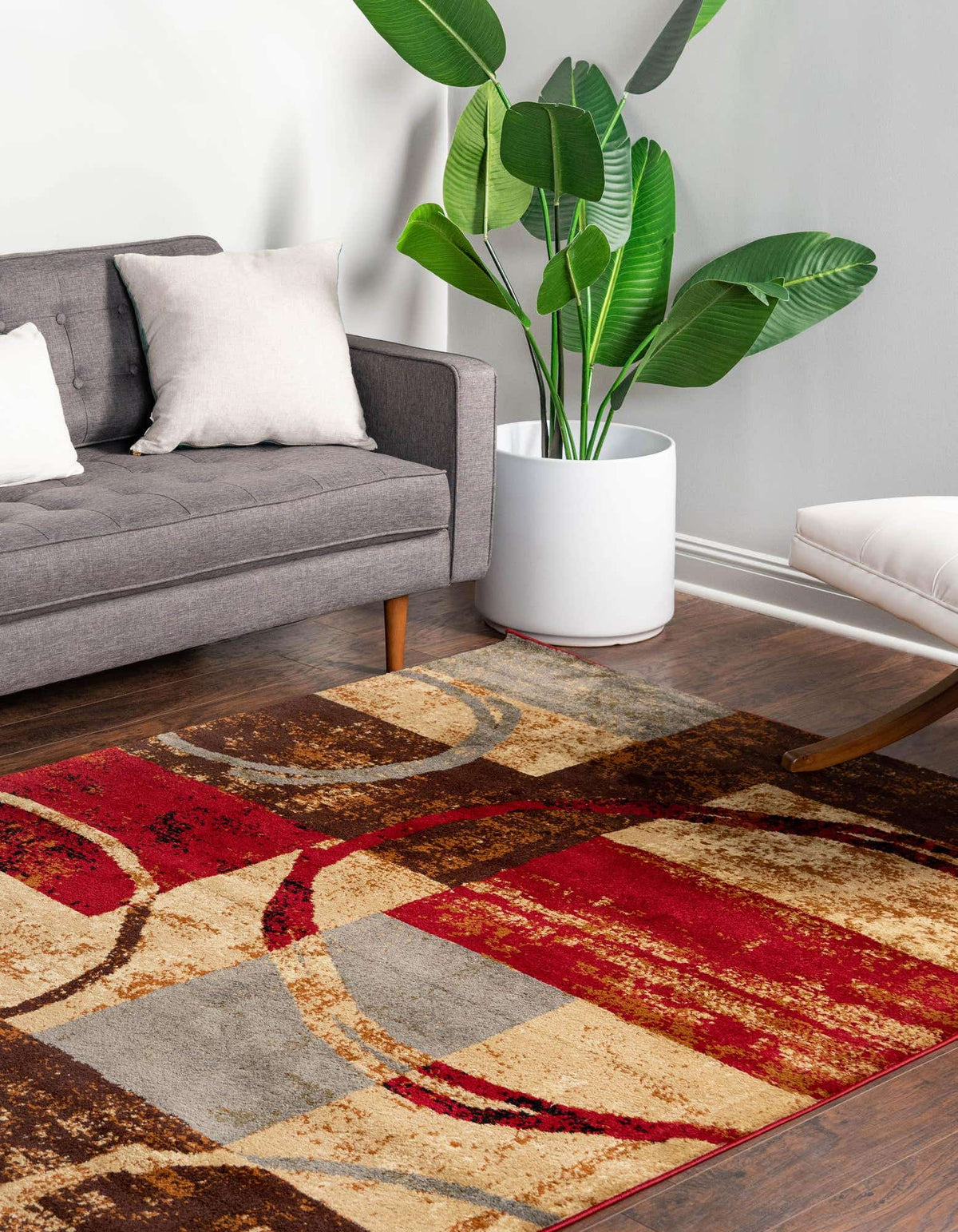 Rechteck Teppich Coffee Shop in Mehrfarbig von Hadorn™ - Lifestyle Image