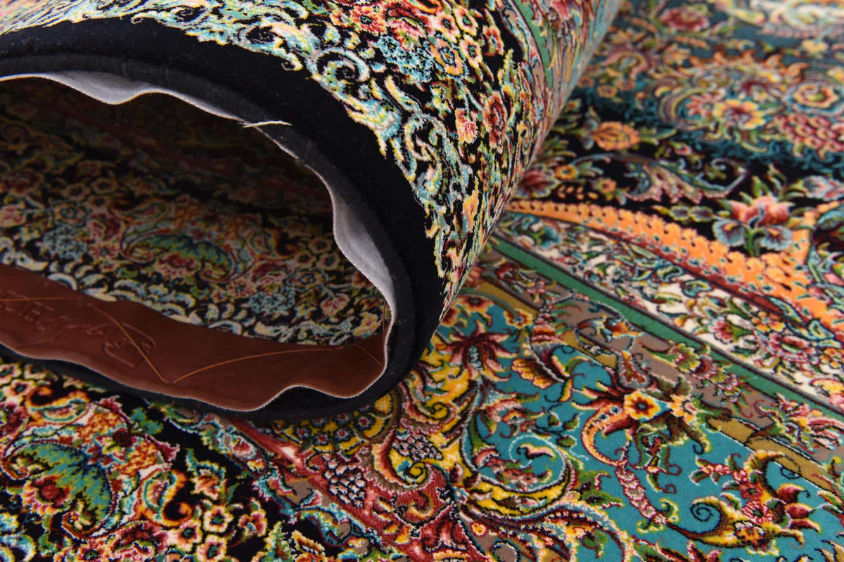 Rechteck Teppich Dynasty in Schwarz von Hadorn™ - Lifestyle Image