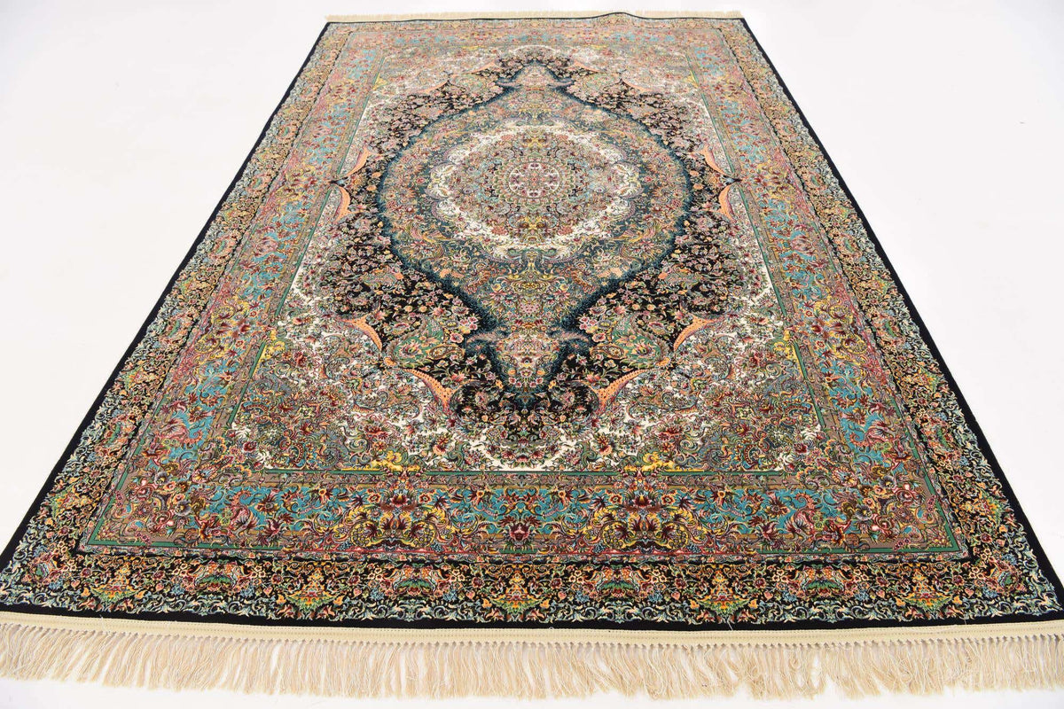 Rechteck Teppich Dynasty in Schwarz von Hadorn™ - Lifestyle Image