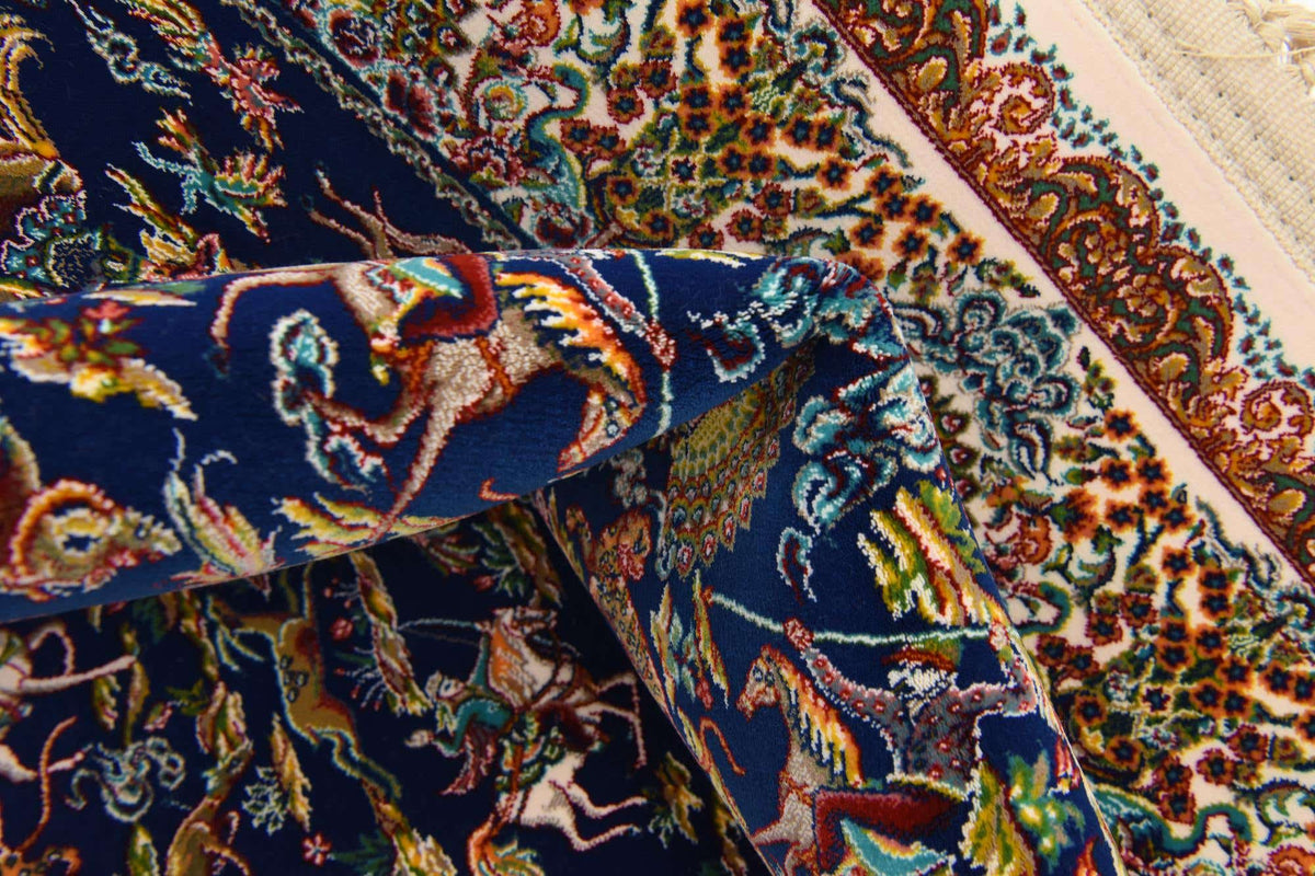 Rechteck Teppich Dynasty in Dunkelblau von Hadorn™ - Lifestyle Image