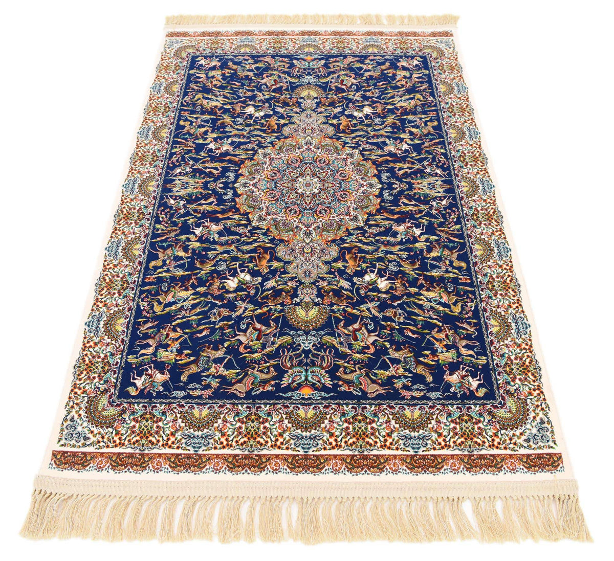 Rechteck Teppich Dynasty in Dunkelblau von Hadorn™ - Lifestyle Image