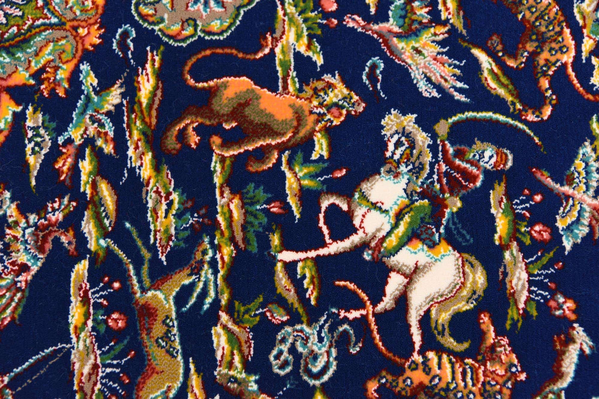 Rechteck Teppich Dynasty in Dunkelblau von Hadorn™ - Lifestyle Image