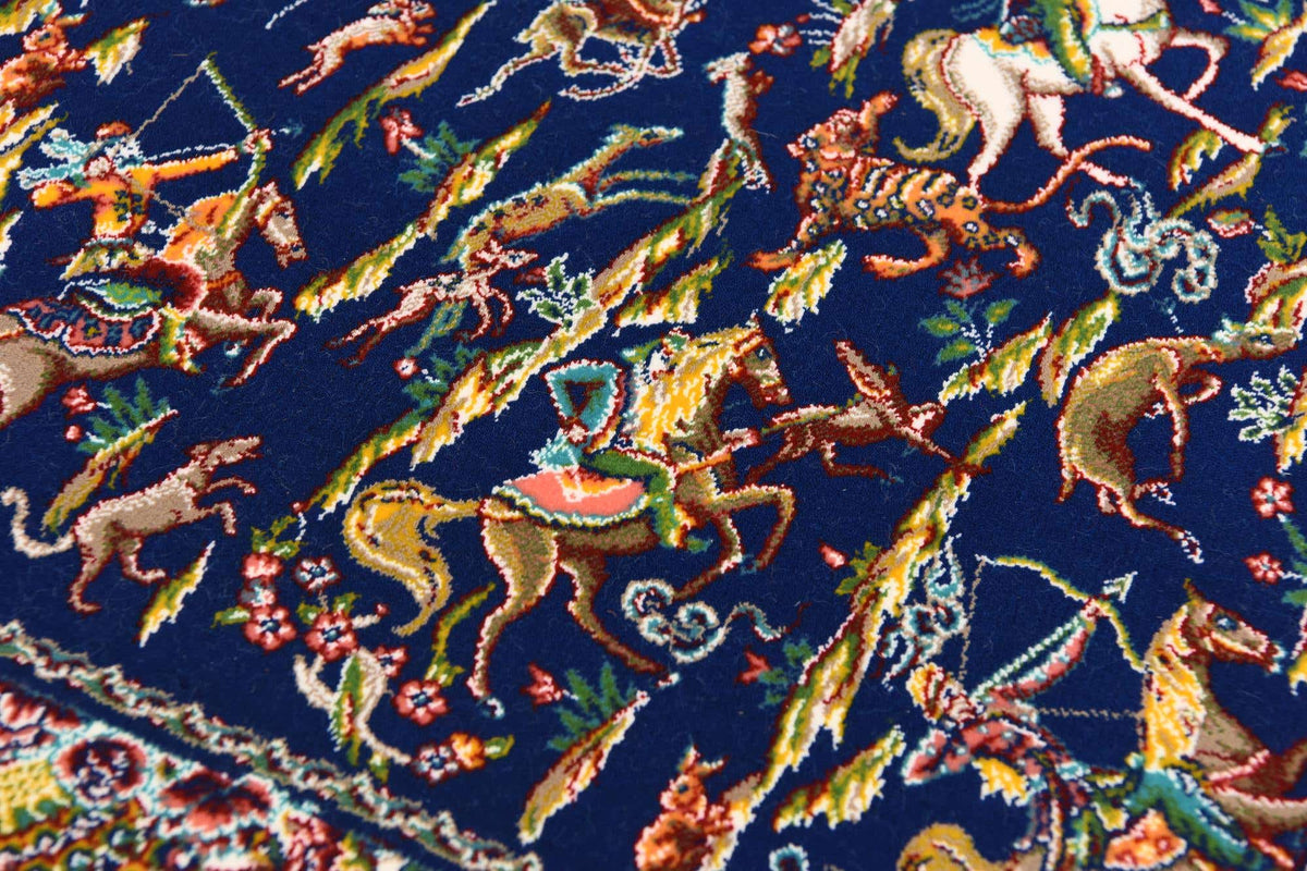 Rechteck Teppich Dynasty in Dunkelblau von Hadorn™ - Lifestyle Image