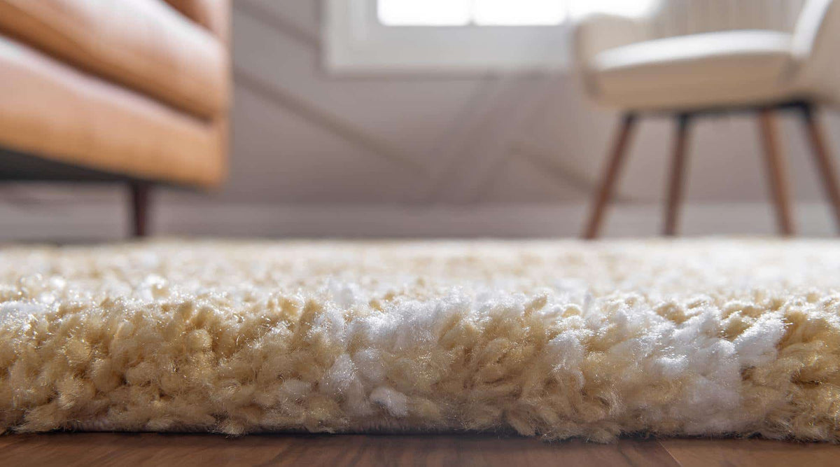 Läufer Hochflorteppich Marrakesh Shag in Gelb von Hadorn™ - Lifestyle Image