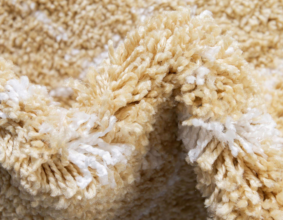 Läufer Hochflorteppich Marrakesh Shag in Gelb von Hadorn™ - Lifestyle Image