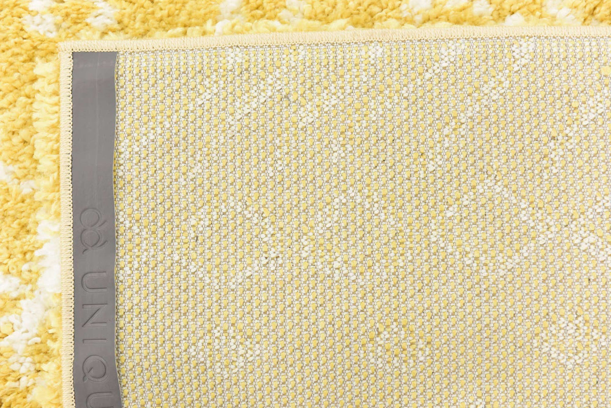 Läufer Hochflorteppich Marrakesh Shag in Gelb von Hadorn™ - Lifestyle Image