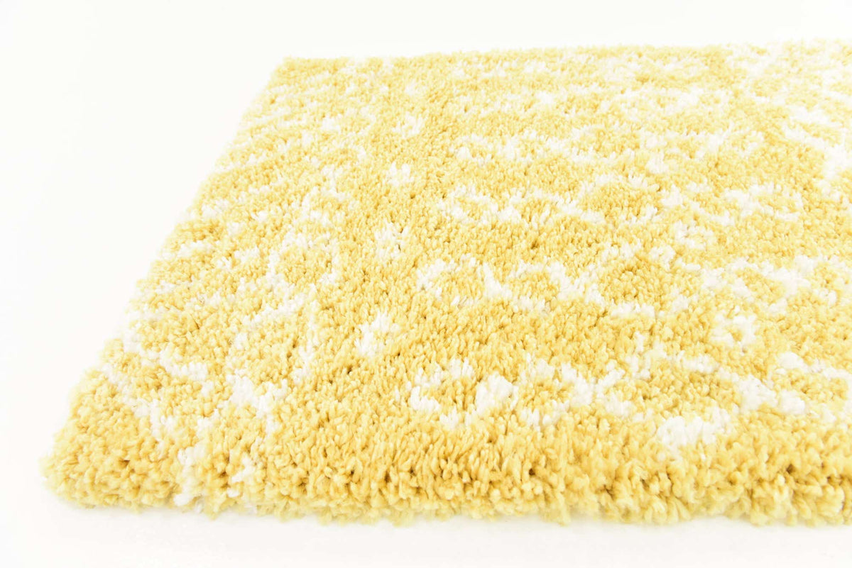 Läufer Hochflorteppich Marrakesh Shag in Gelb von Hadorn™ - Lifestyle Image