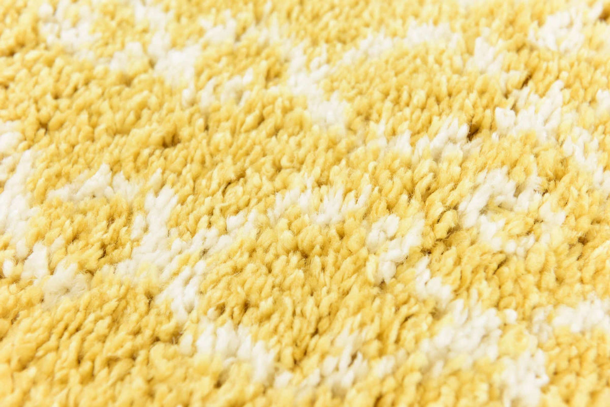 Läufer Hochflorteppich Marrakesh Shag in Gelb von Hadorn™ - Lifestyle Image