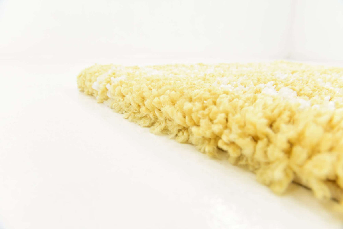 Läufer Hochflorteppich Marrakesh Shag in Gelb von Hadorn™ - Lifestyle Image