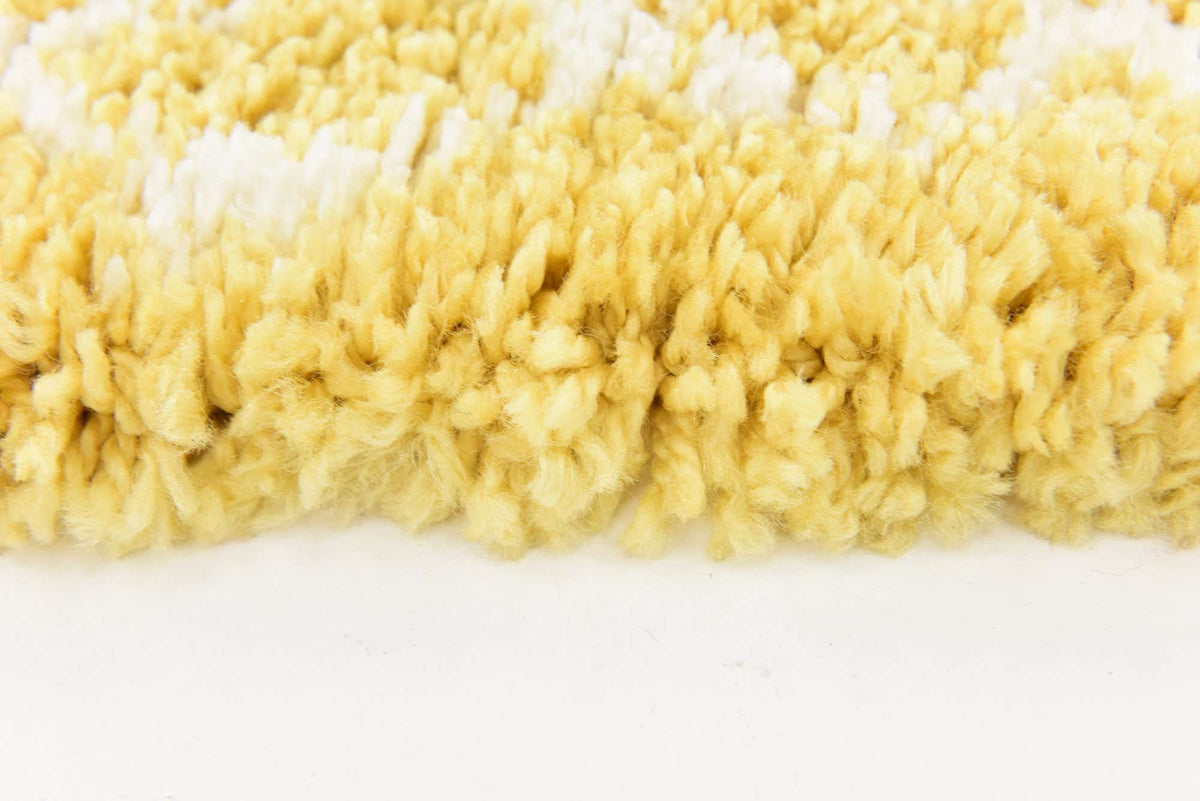 Läufer Hochflorteppich Marrakesh Shag in Gelb von Hadorn™ - Lifestyle Image
