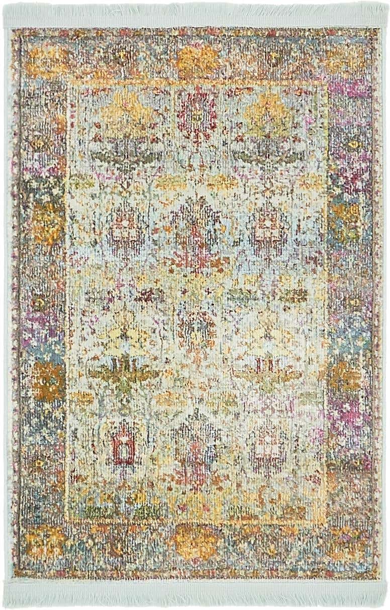 Rechteck Teppich Havana in Hellblau von Hadorn™ - Lifestyle Image