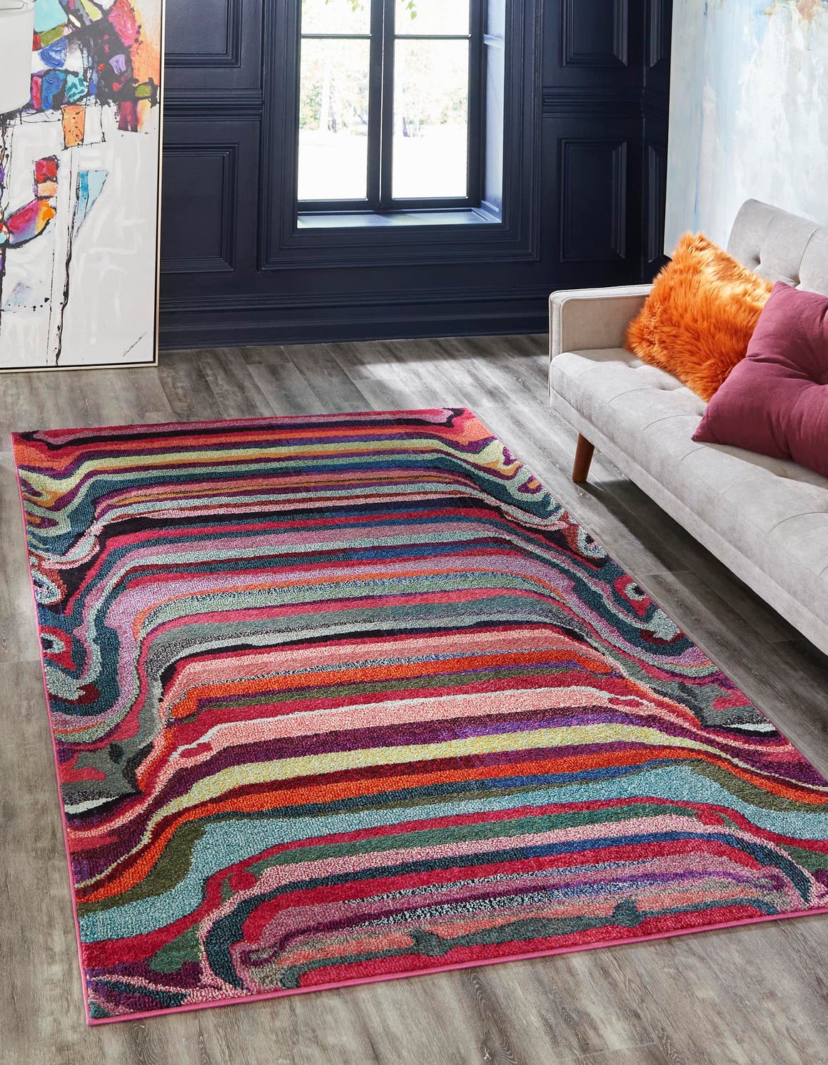 Rechteck Teppich Spectrum in Mehrfarbig von Hadorn™ - Lifestyle Image