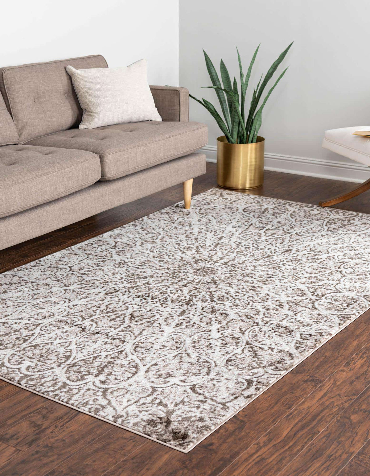 Rechteck Teppich Monaco in Braun von Hadorn™ - Lifestyle Image