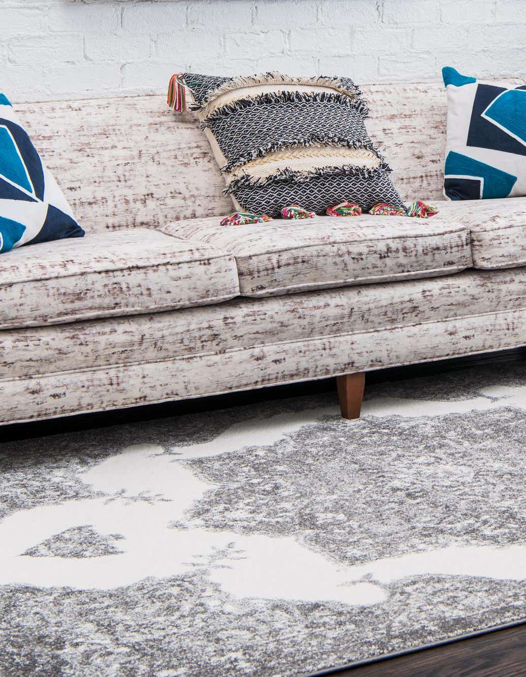 Rechteck Teppich Venice in Grau von Hadorn™ - Lifestyle Image