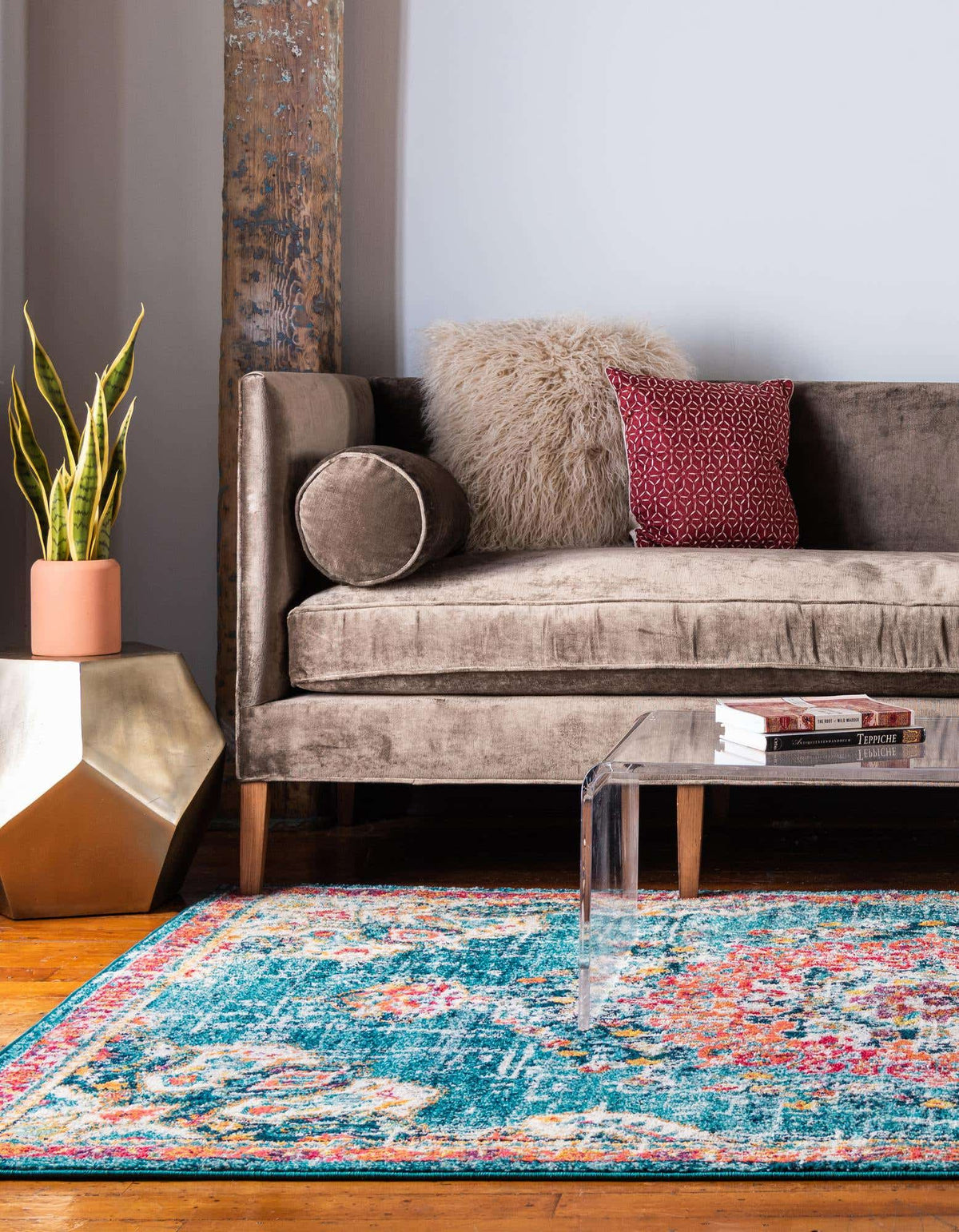 Rechteck Teppich Carrington in Blau von Hadorn™ - Lifestyle Image