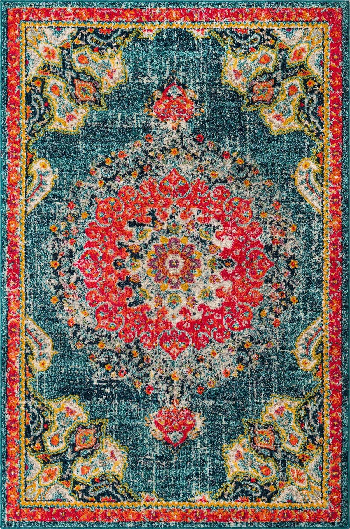 Rechteck Teppich Carrington in Blau von Hadorn™ - Lifestyle Image