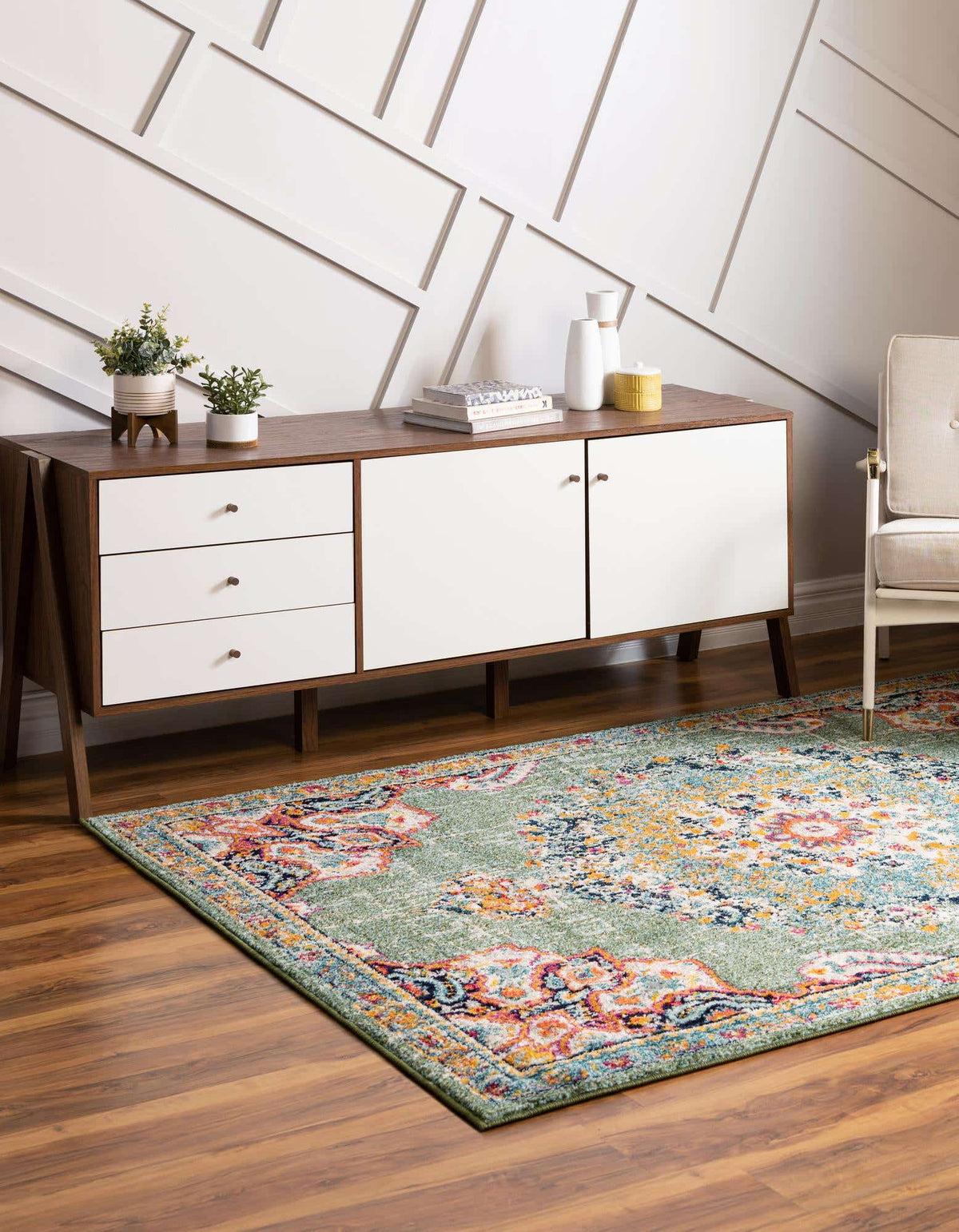 Rechteck Teppich Carrington in Grün von Hadorn™ - Lifestyle Image
