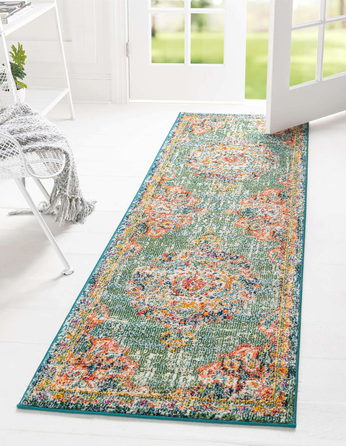 Läufer Teppich Carrington in Grün von Hadorn™ - Lifestyle Image