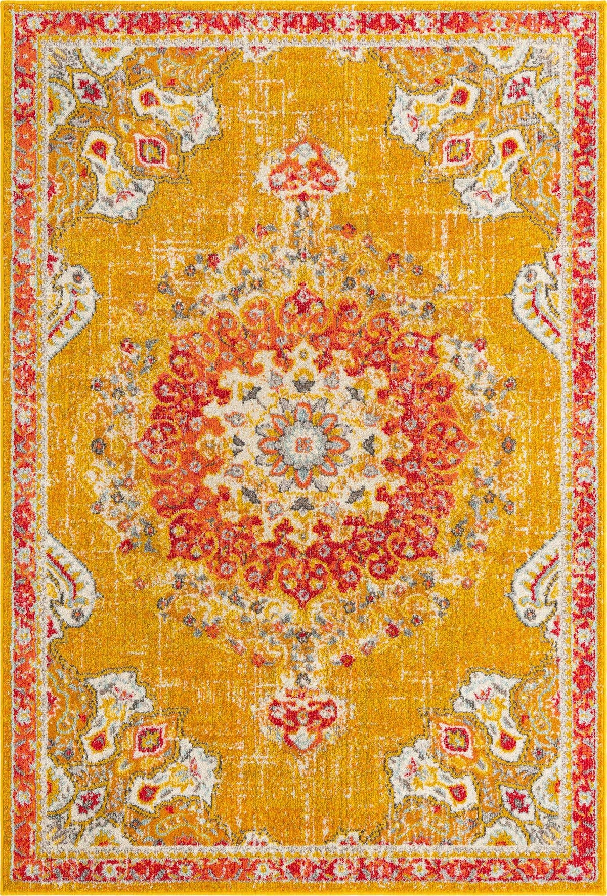Rechteck Teppich Carrington in Gold von Hadorn™ - Lifestyle Image
