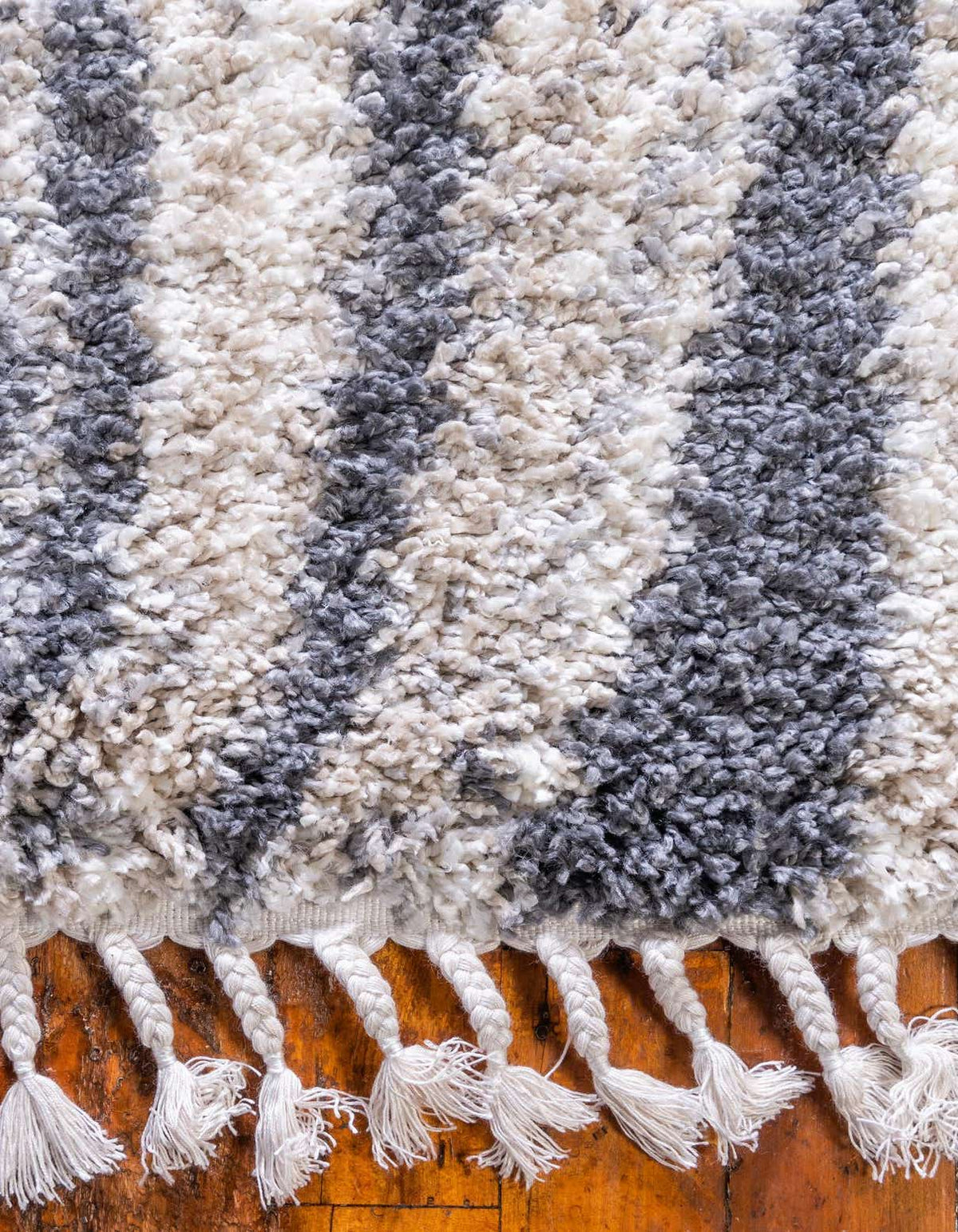 Läufer Hochflorteppich Lagom Shag in Grau von Hadorn™ - Lifestyle Image