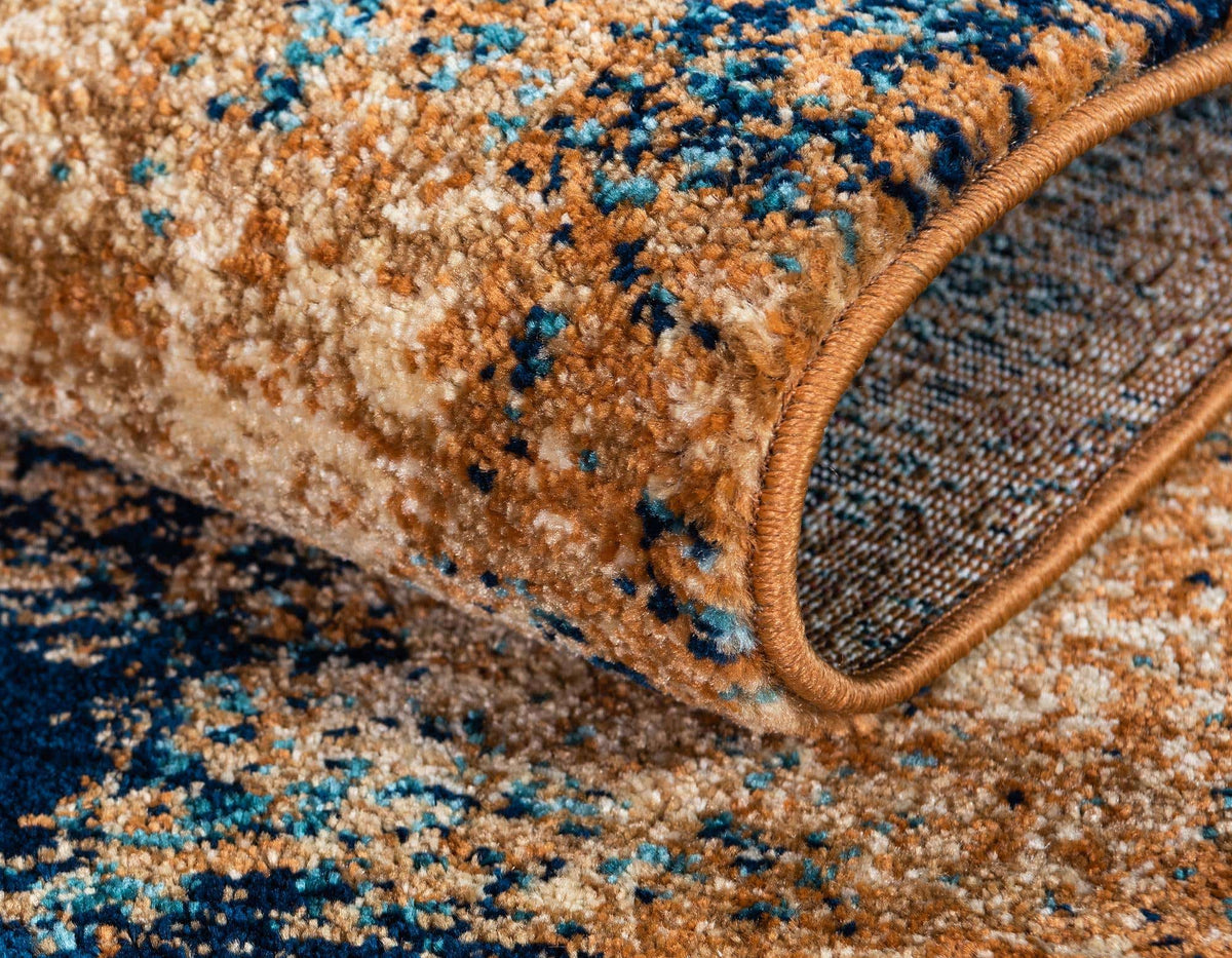 Rechteck Teppich Graham in Marineblau von Hadorn™ - Lifestyle Image