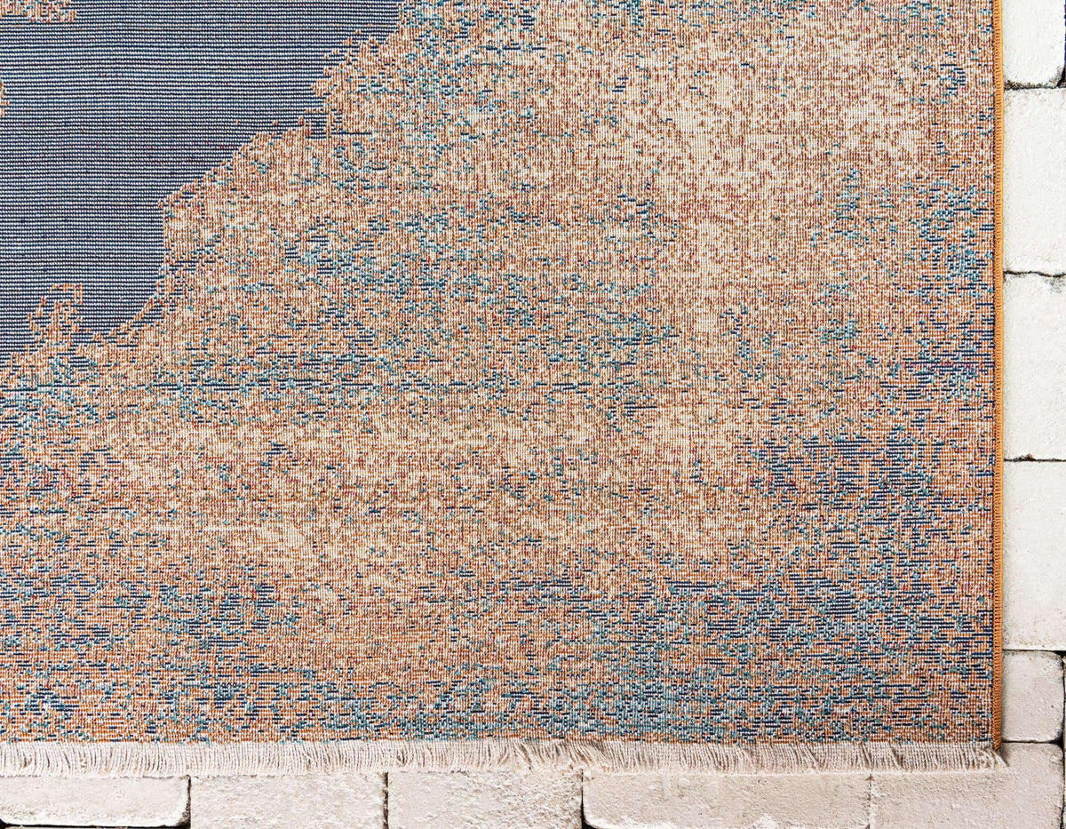 Rechteck Teppich Graham in Marineblau von Hadorn™ - Lifestyle Image