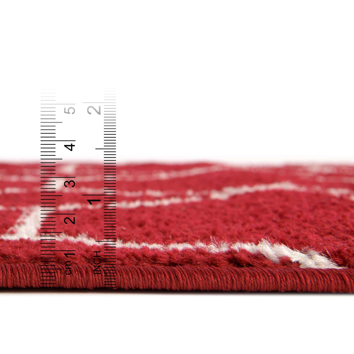 Rechteck Teppich Trellis Frieze in Rot von Hadorn™ - Lifestyle Image