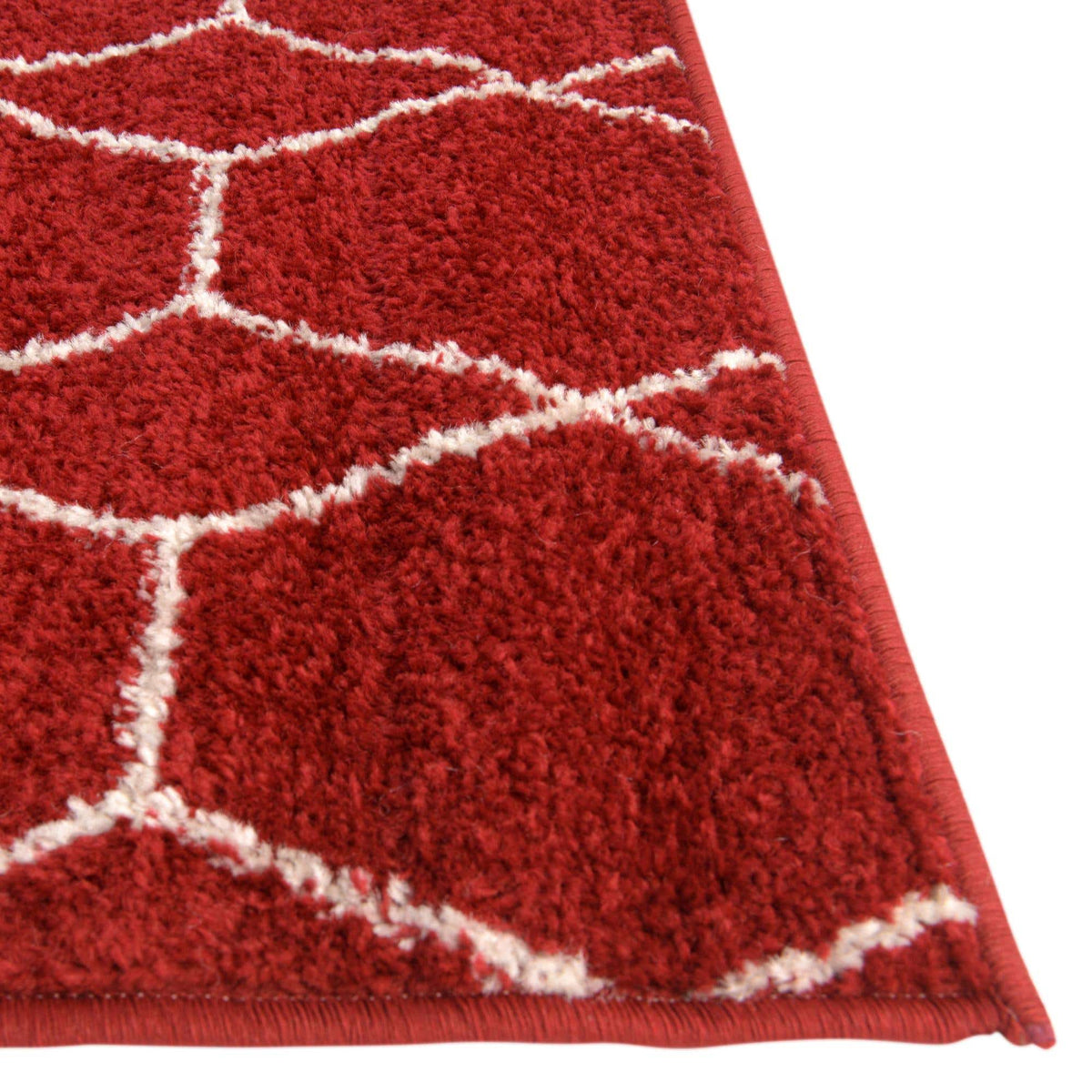 Rechteck Teppich Trellis Frieze in Rot von Hadorn™ - Lifestyle Image