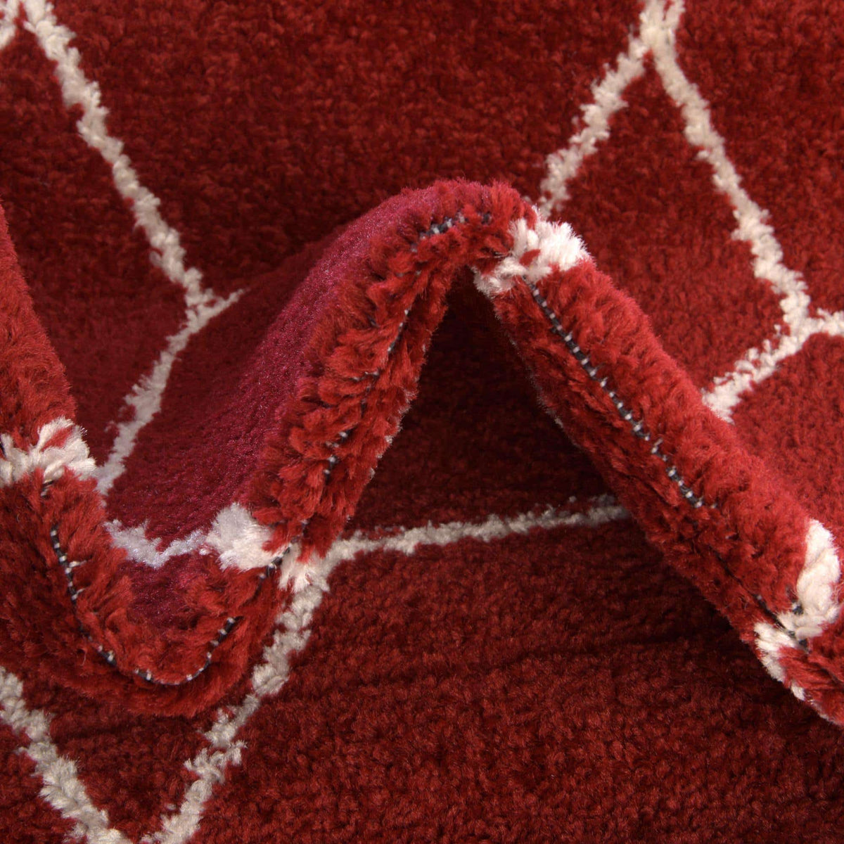 Rechteck Teppich Trellis Frieze in Rot von Hadorn™ - Lifestyle Image