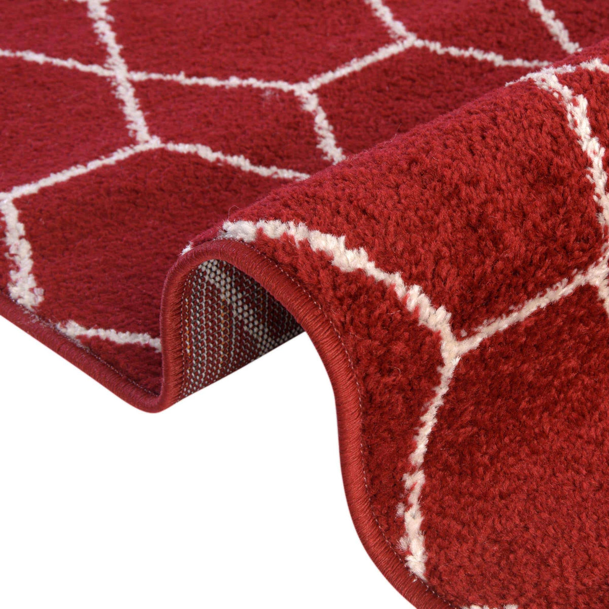 Rechteck Teppich Trellis Frieze in Rot von Hadorn™ - Lifestyle Image