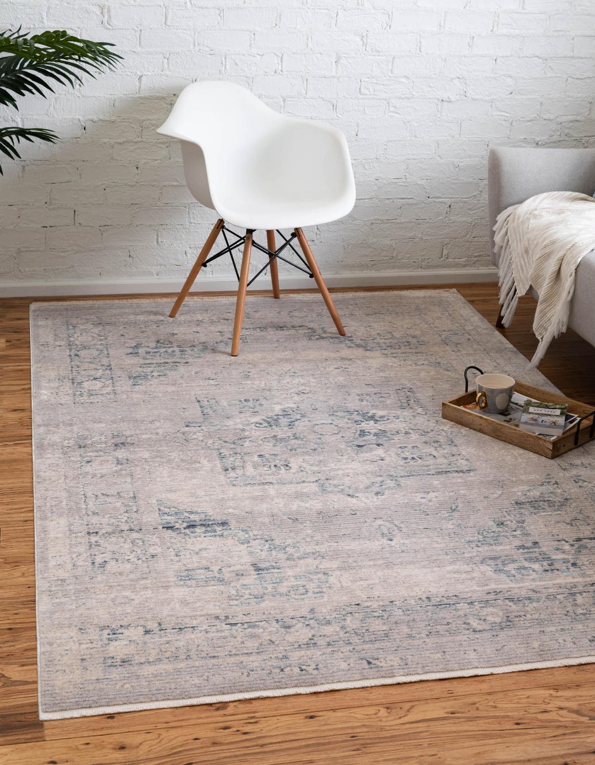 Rechteck Teppich Noble in Grau von Hadorn™ - Lifestyle Image