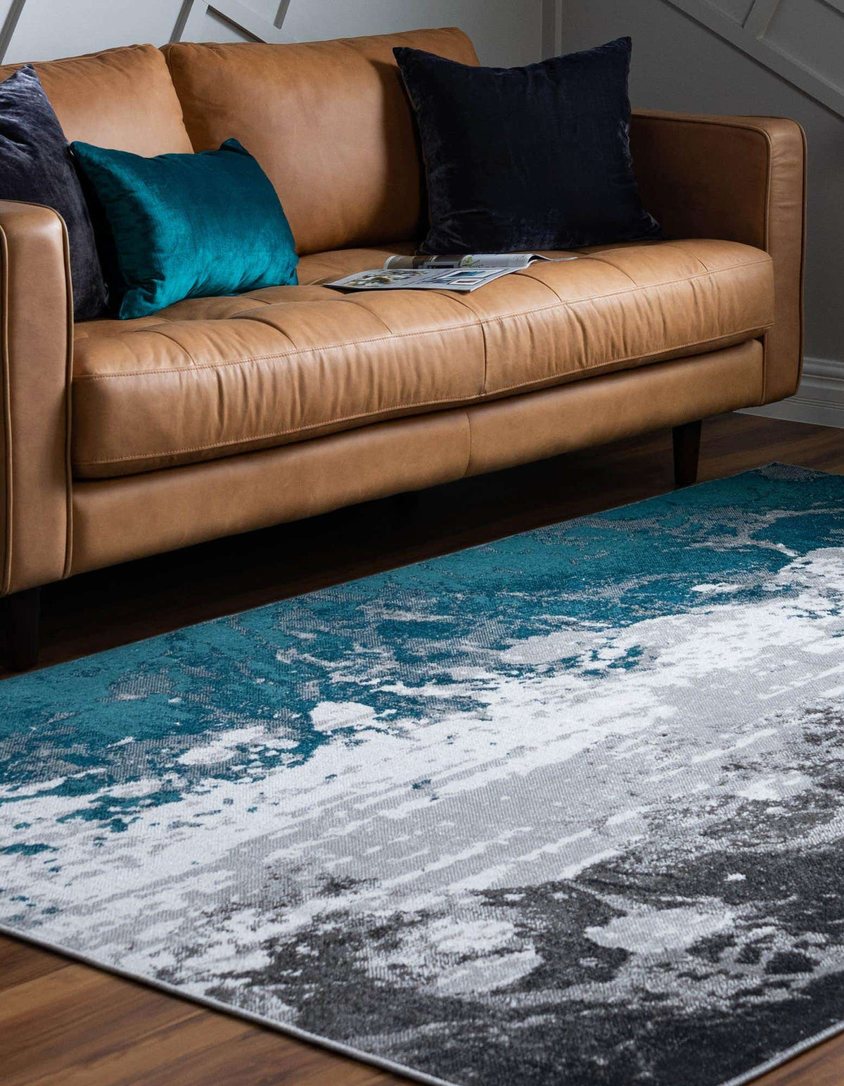 Rechteck Teppich Valencia in Grau von Hadorn™ - Lifestyle Image