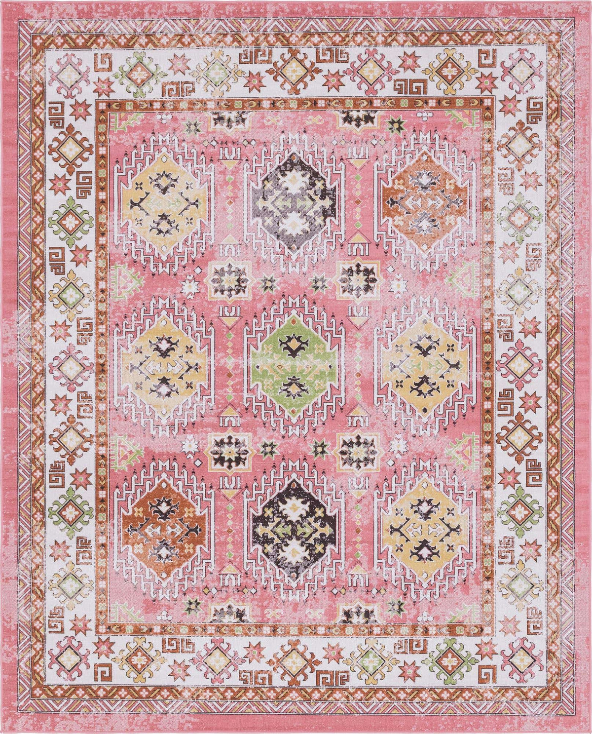 Rechteck Teppich Aarhus in Rosa von Hadorn™ - Lifestyle Image