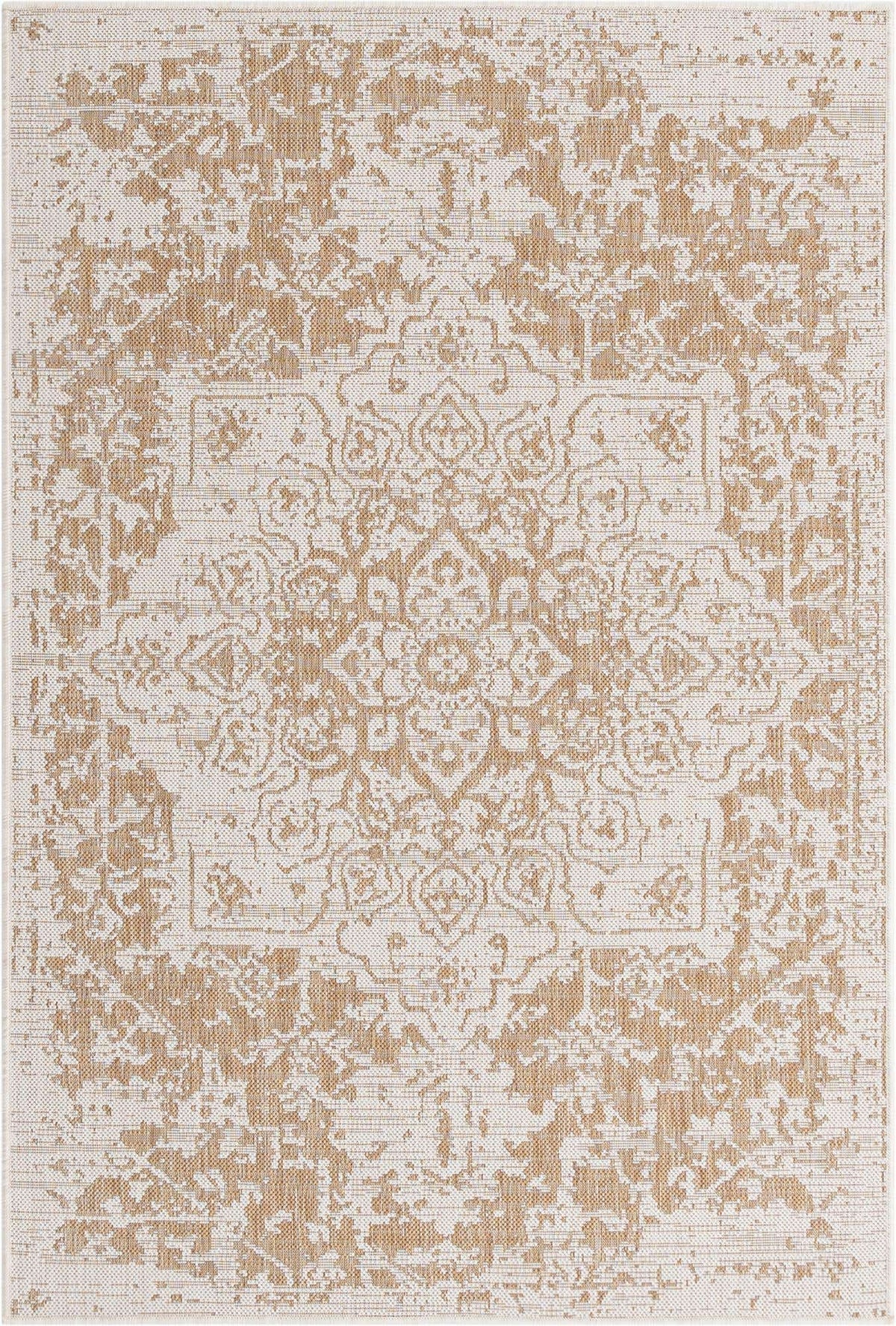 Rechteck Outdoor Teppich Jill Zarin Outdoor in Beige von Hadorn™ - Lifestyle Image