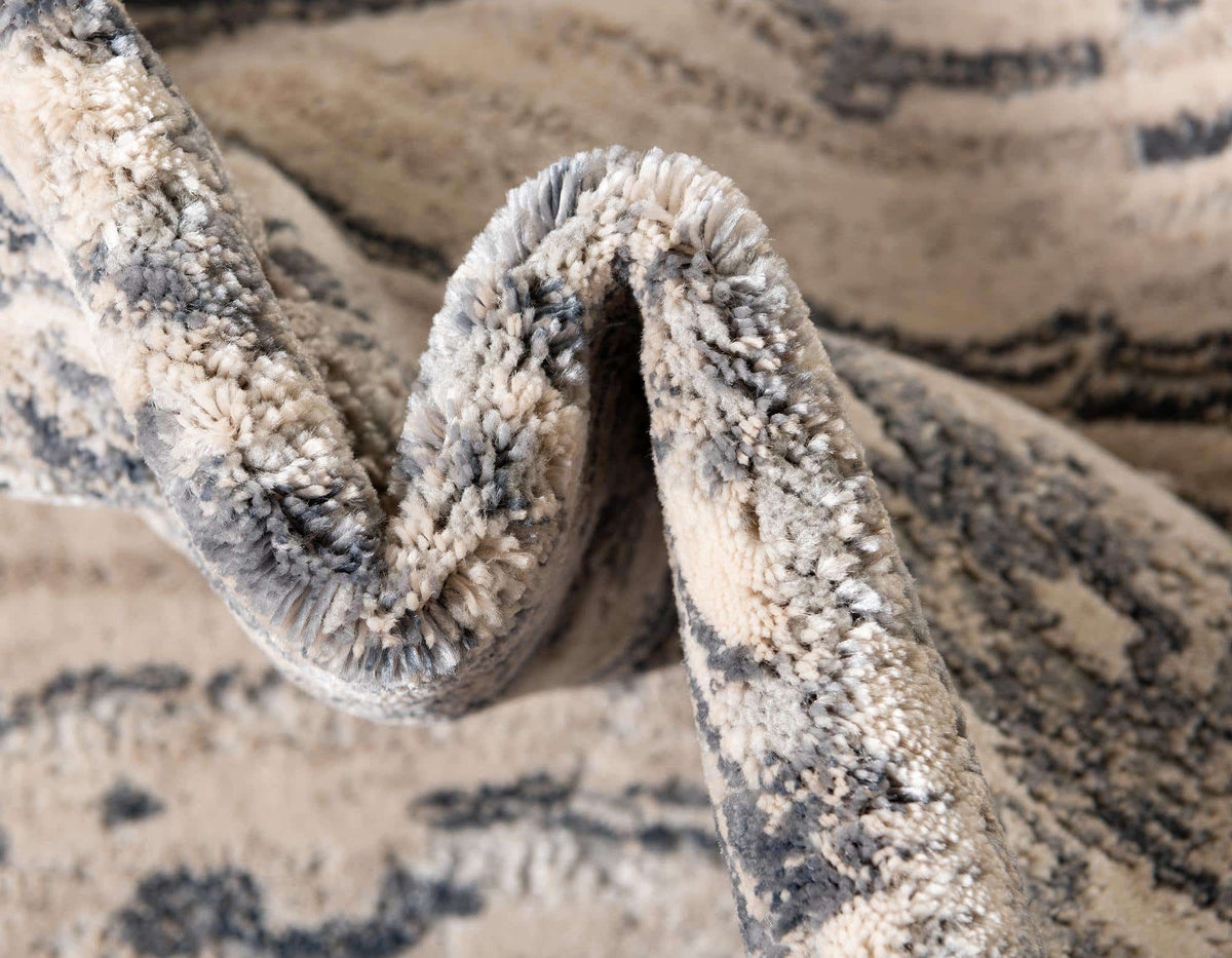 Oval Teppich Oasis in Grau von Hadorn™ - Lifestyle Image