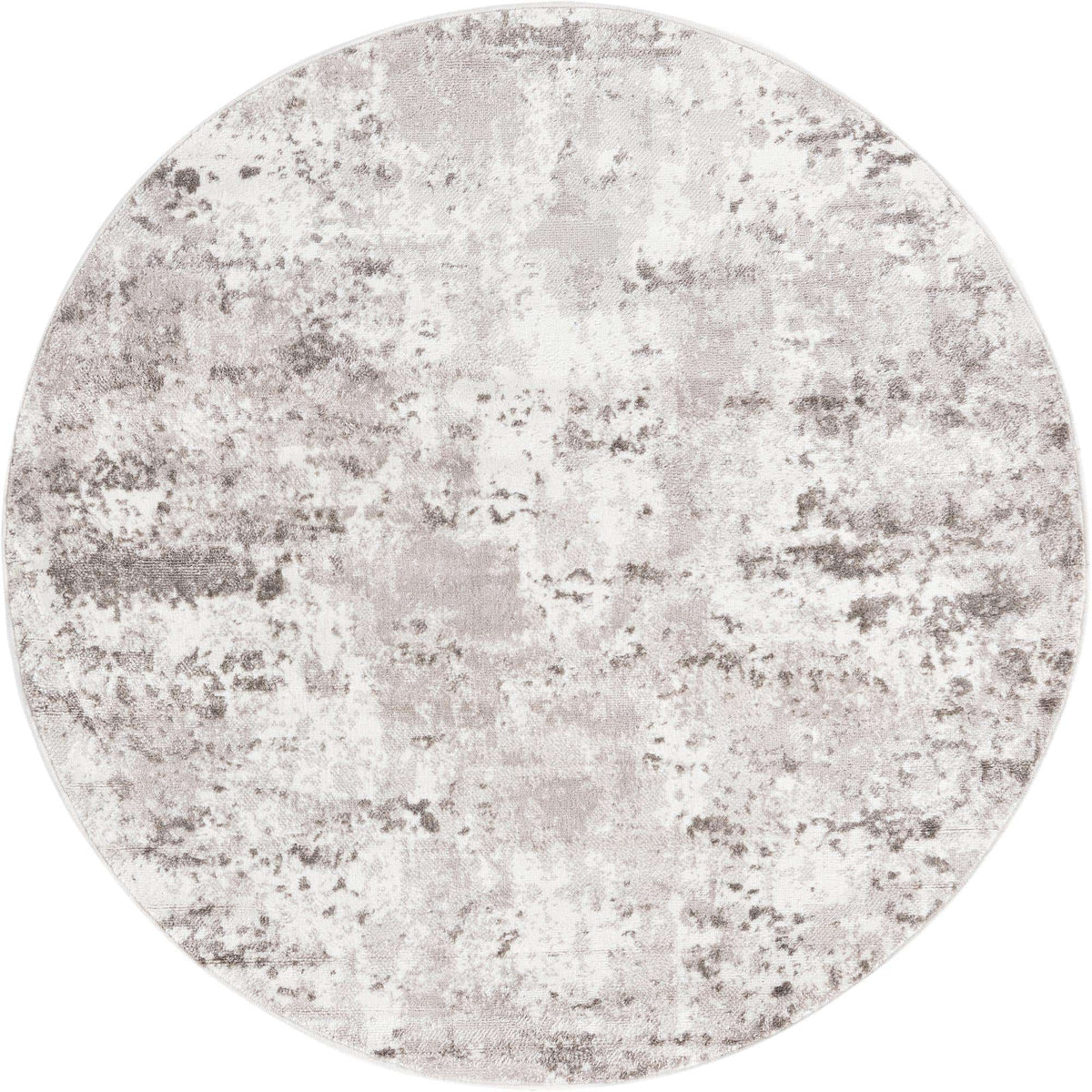 Rund Teppich Aurora in Steingrau von Hadorn™ - Lifestyle Image
