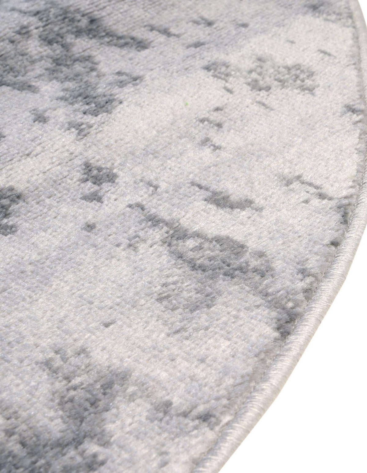 Rund Teppich Metropolis in Hellgrau von Hadorn™ - Lifestyle Image