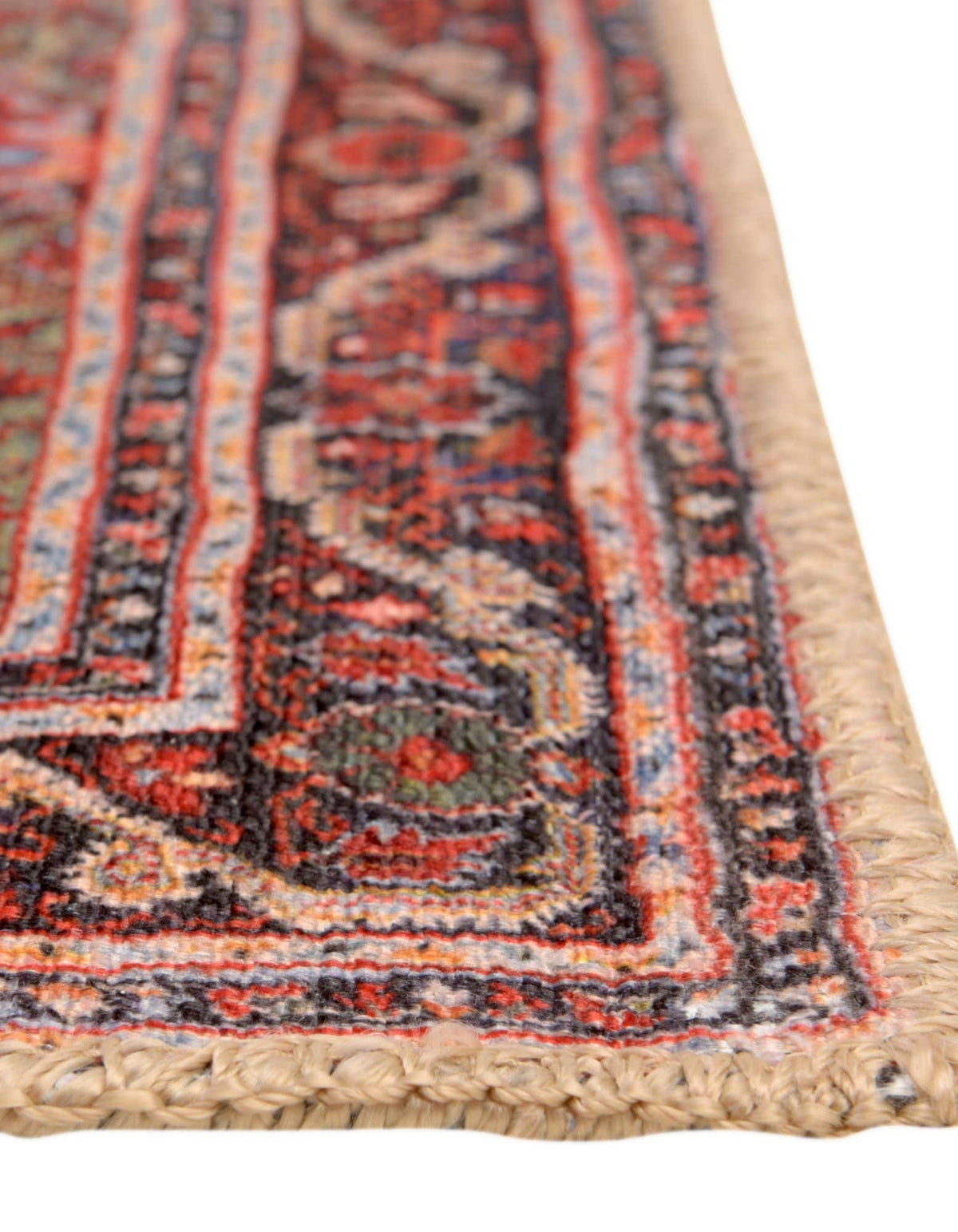 Quadratisch Teppich Timeless in Rot von Hadorn™ - Lifestyle Image