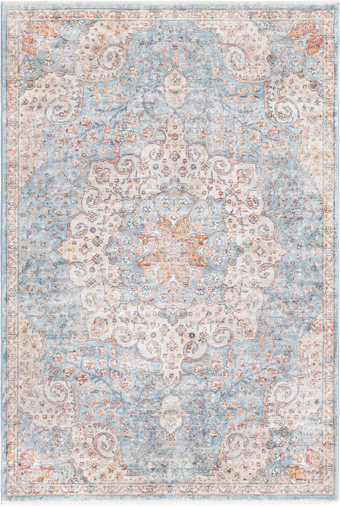 Rechteck Teppich Newport in Blau von Hadorn™ - Lifestyle Image