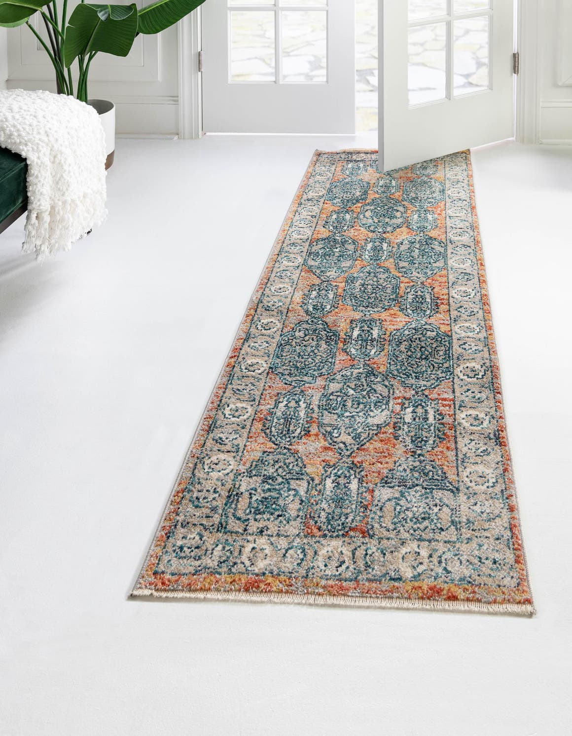 Läufer Teppich Lola in Ziegelrot von Hadorn™ - Lifestyle Image