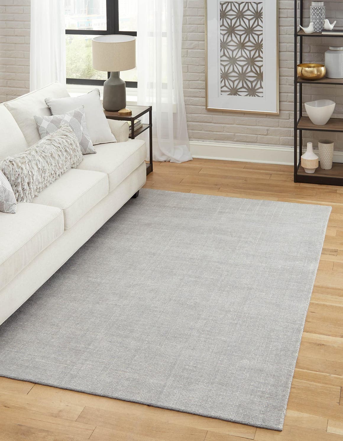 Rechteck Handgeflochten Teppich Jill Zarin English Manor in Graues Herrenhaus von Hadorn™ - Lifestyle Image
