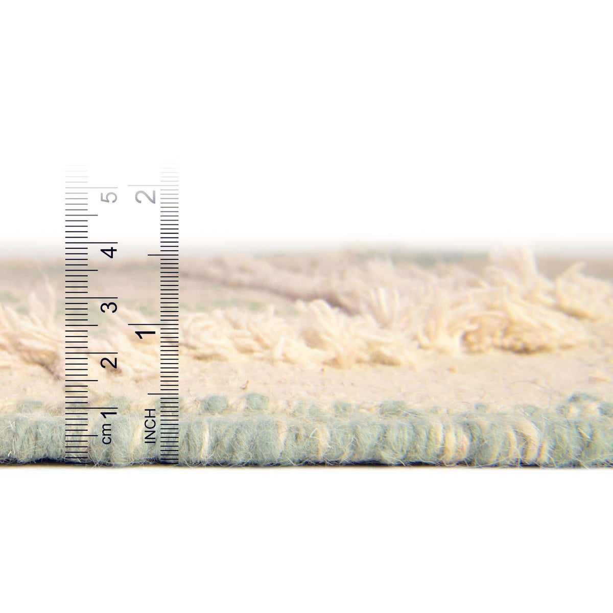 Rechteck Handgeflochten Teppich Arizona in Aquamarin von Hadorn™ - Lifestyle Image