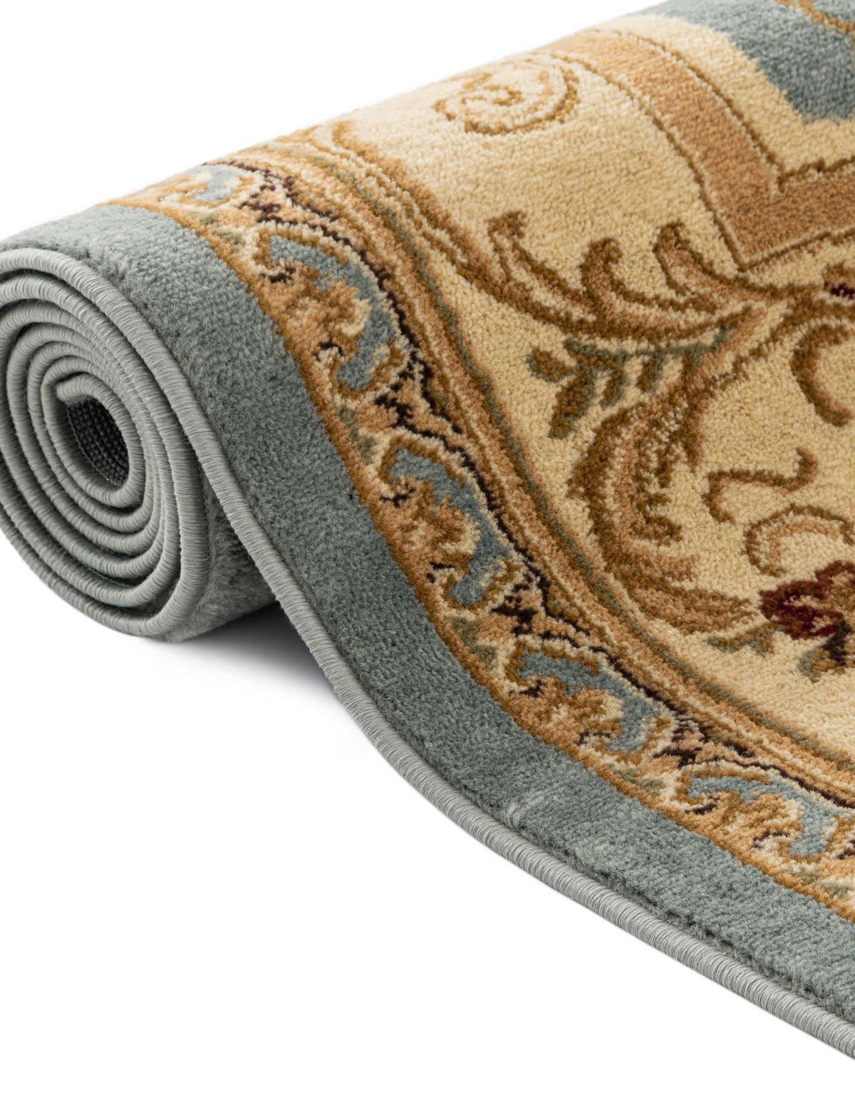 Läufer Teppich Classic Aubusson in Hellblau von Hadorn™ - Lifestyle Image