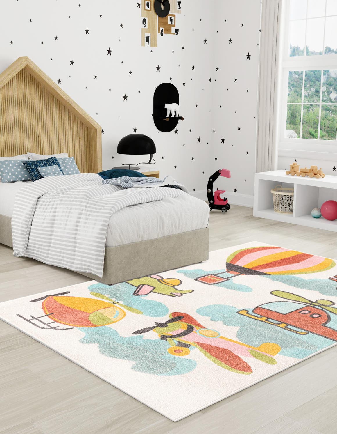 Rechteck Teppich Whimsy Kids in Mehrfarbig von Hadorn™ - Lifestyle Image