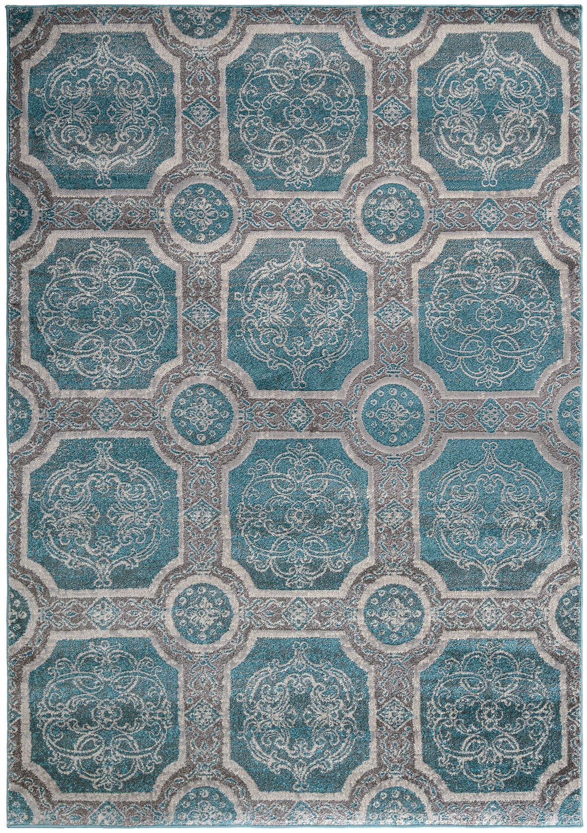 Rechteck Teppich Hadorn Limited Edition in Blau von Hadorn™ - Lifestyle Image