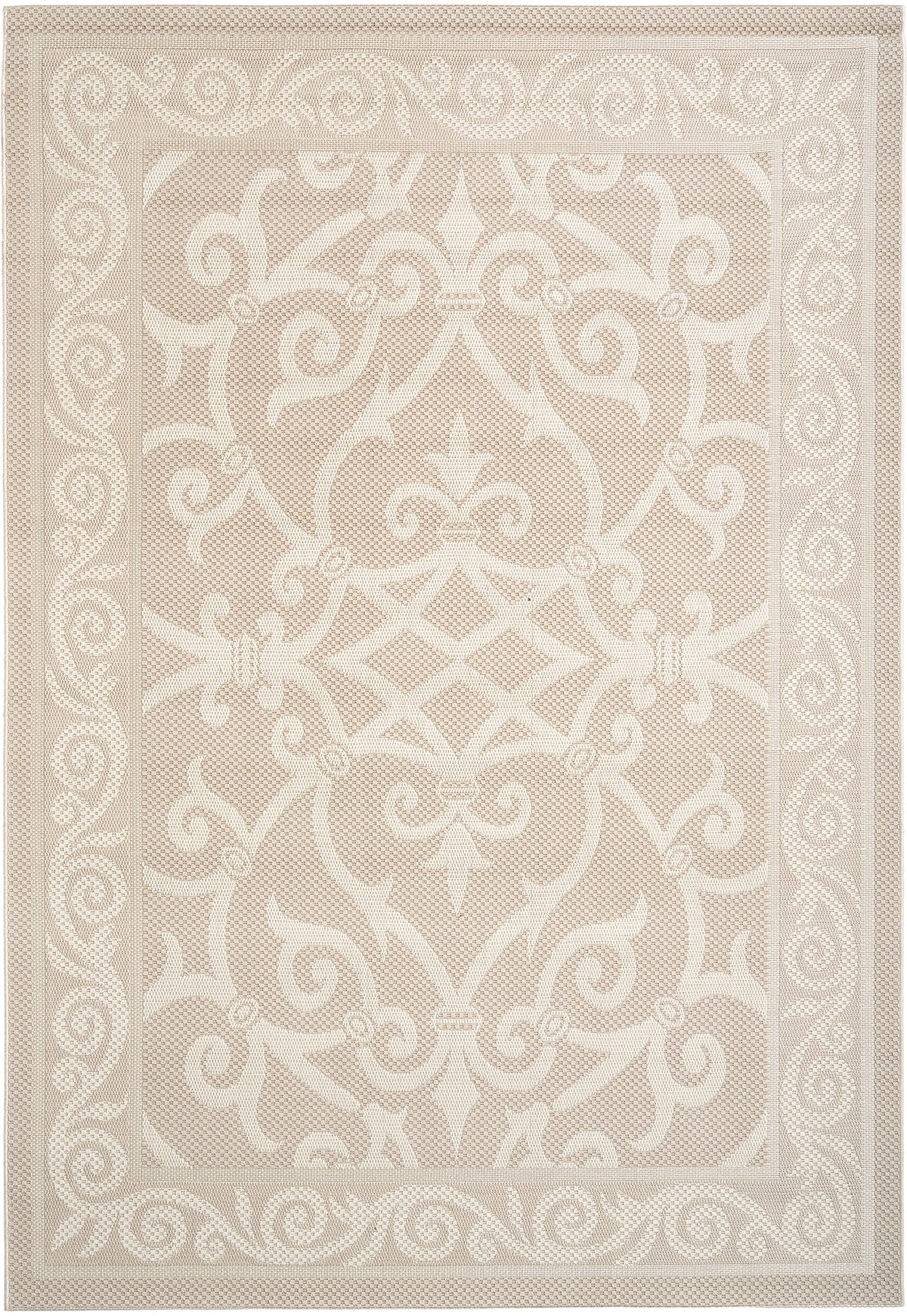 Rechteck Outdoor Teppich Outdoor - Hadorn Limited Edition in Creme von Hadorn™ - Lifestyle Image