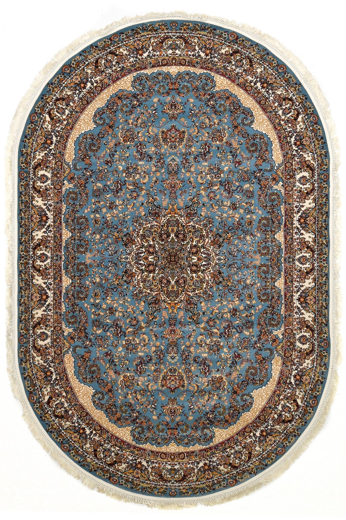 Oval Teppich Hadorn Limited Edition in Creme von Hadorn™ - Lifestyle Image